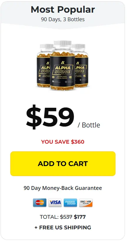 Alpha Surge buy 3 bottle