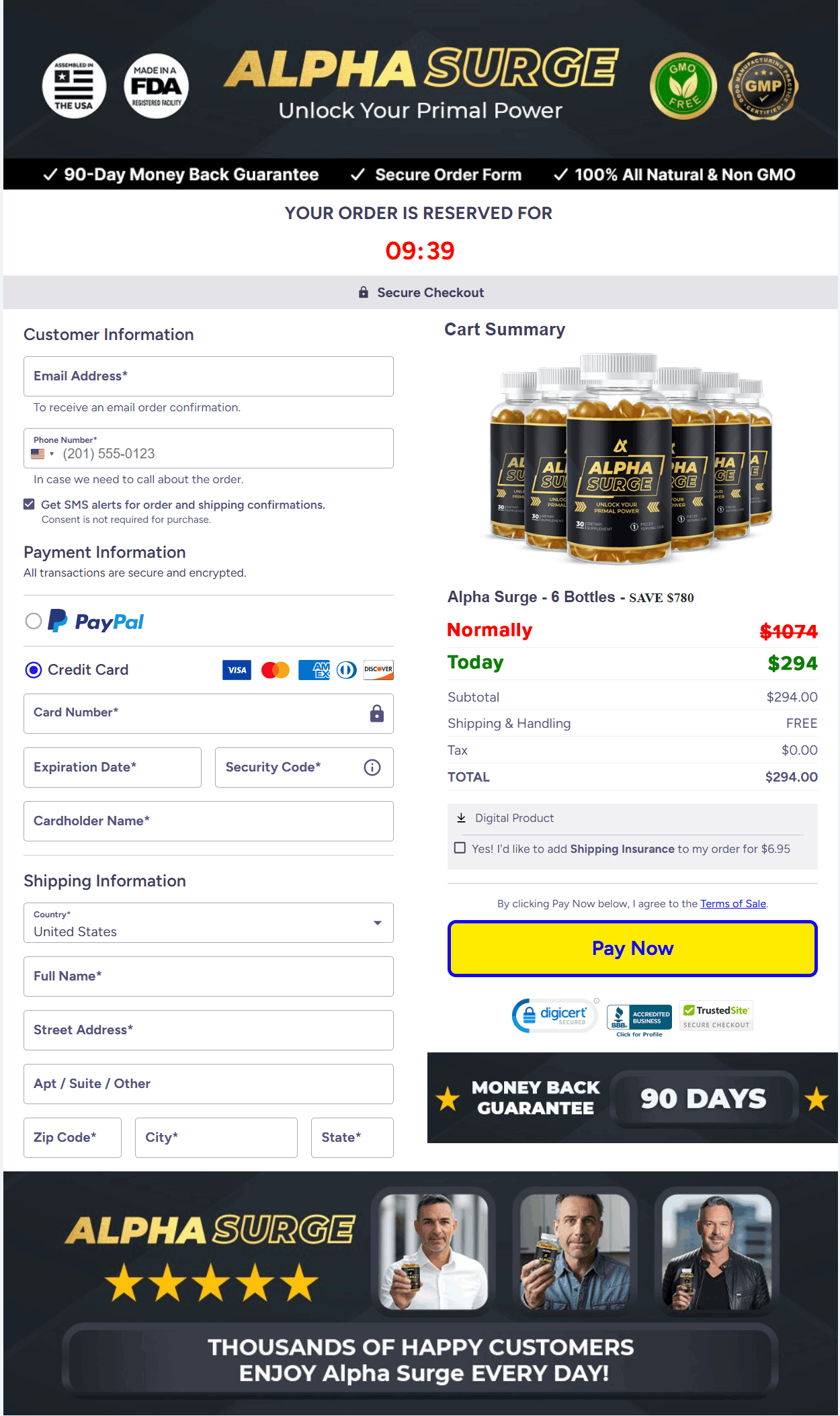 Alpha Surge official website order